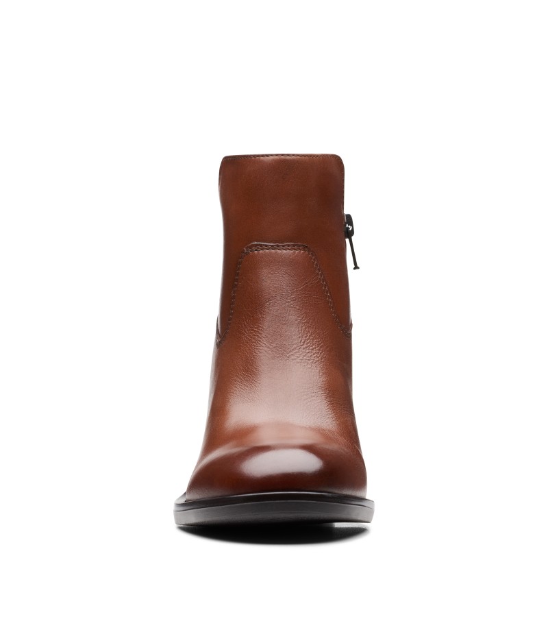 Clarks - Valvestino Lo Dark Tan Leather